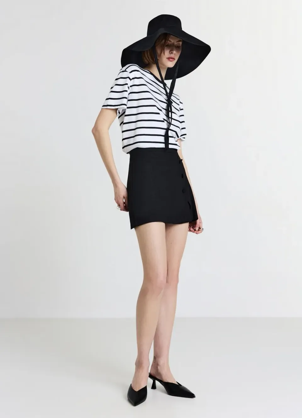 Calliope jupe-pantalon femme unie zippée