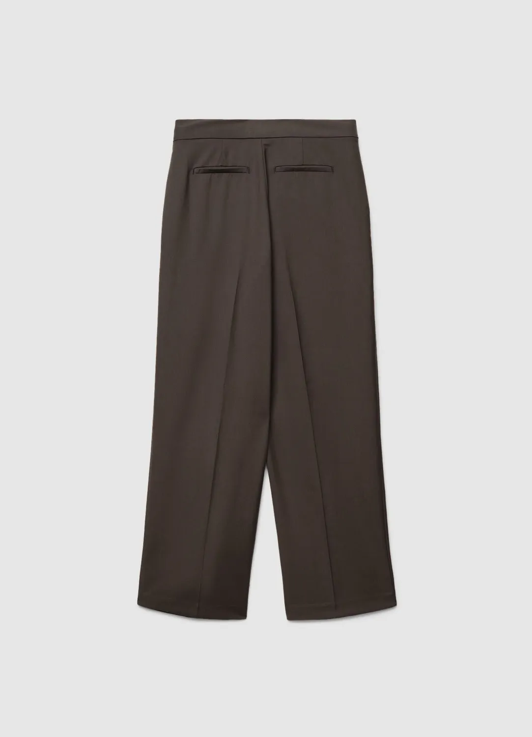 Calliope pantalon palazzo femme taille haute boucle uni