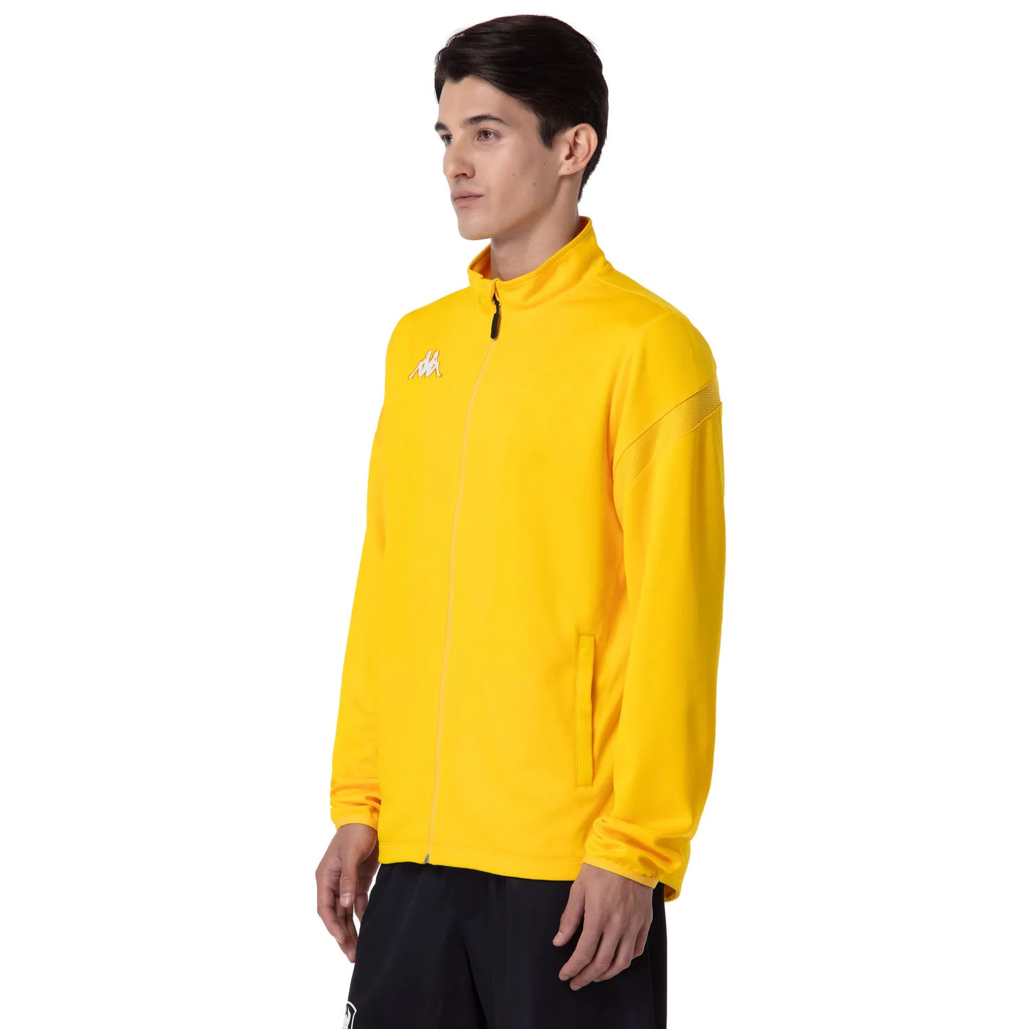 Robe di Kappa Dolvio veste homme jaune zip training