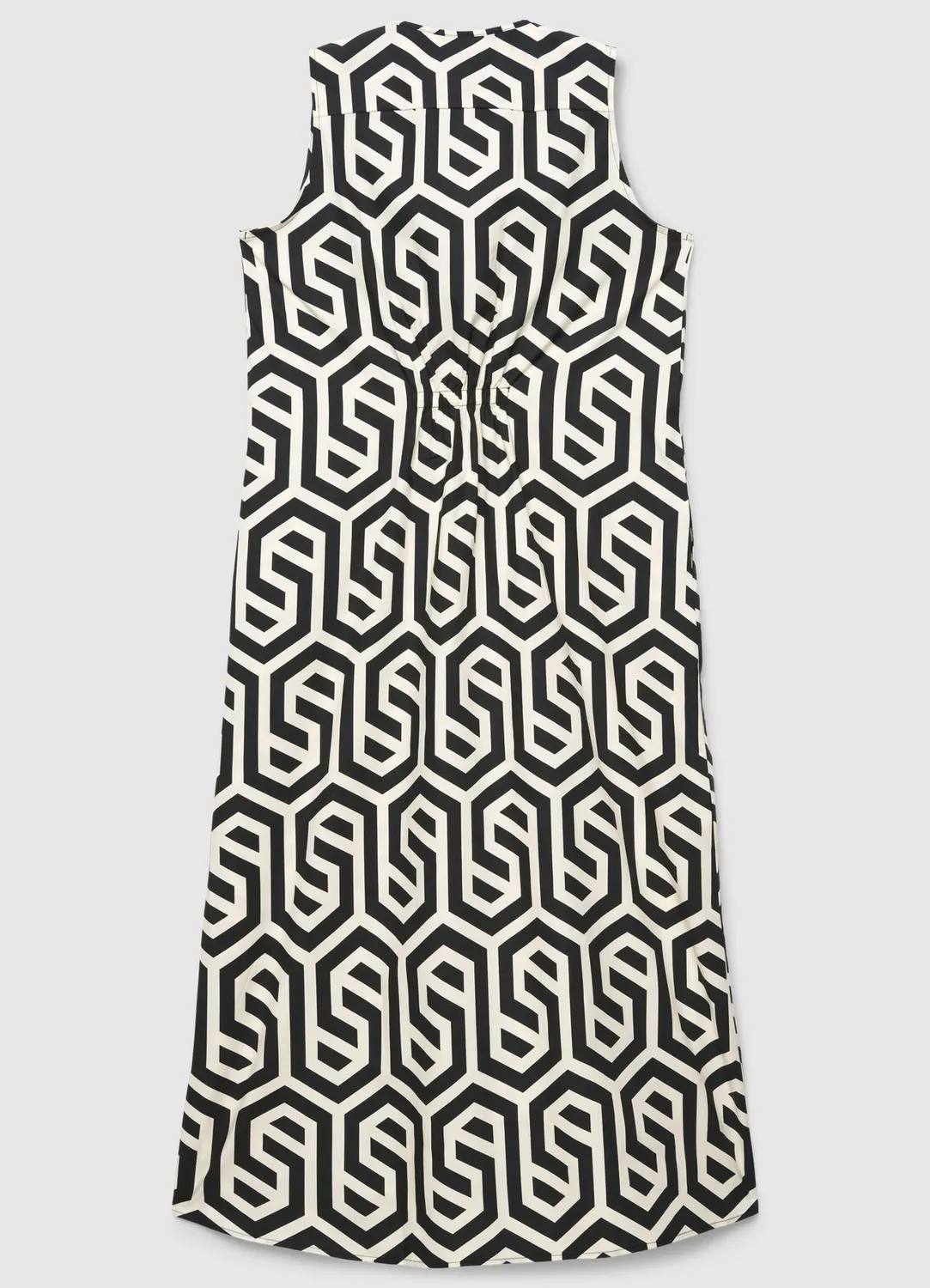 Calliope Robe longue sans manches femme imprimé géométrique