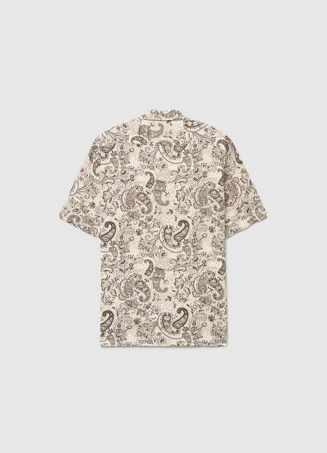 Calliope chemise paisley manches courtes homme coupe droite