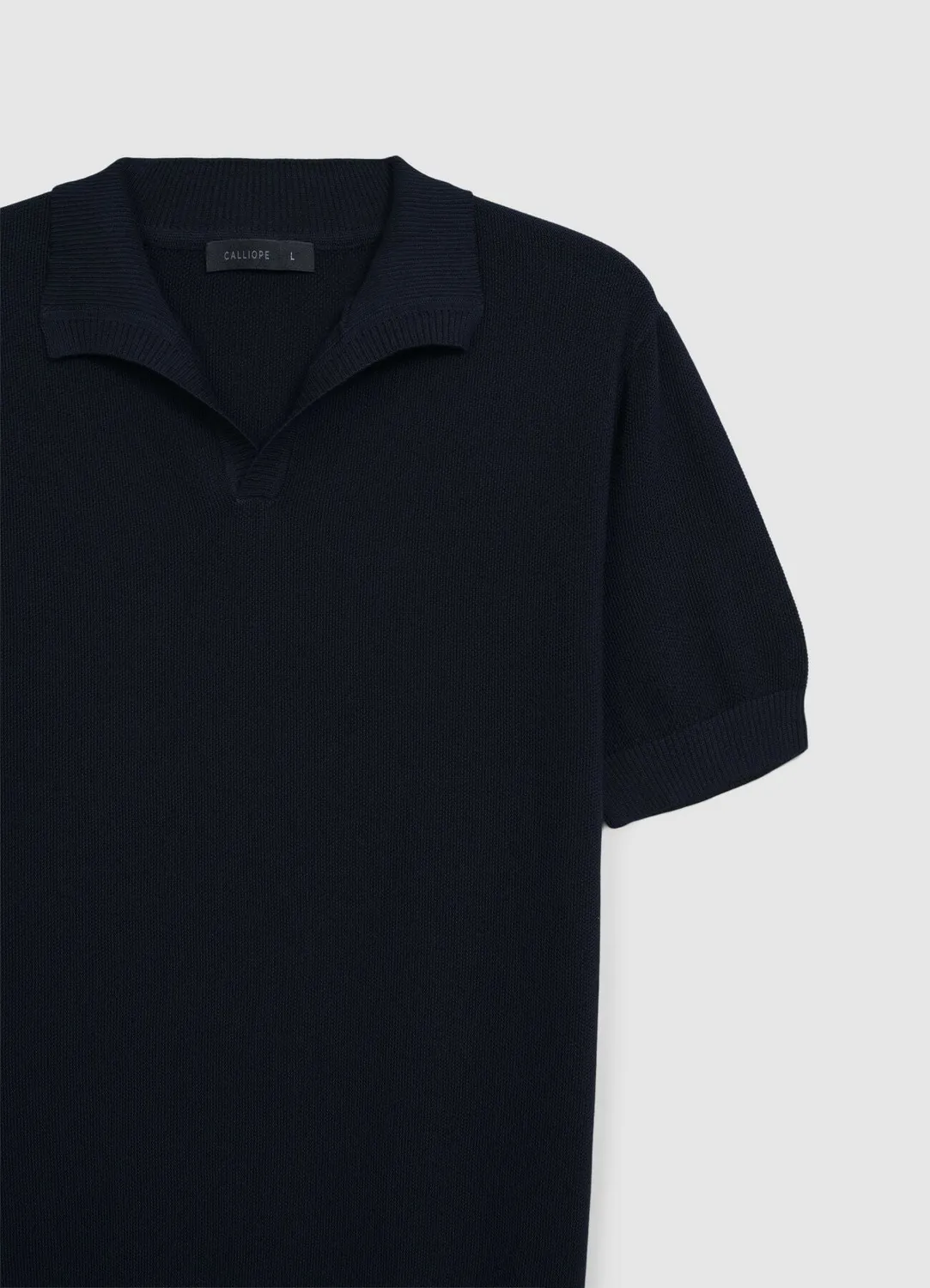 Calliope polo homme coton uni manches courtes regular