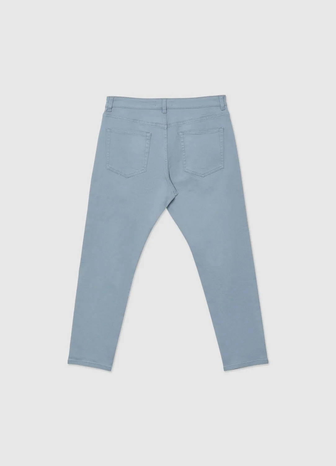 Calliope pantalon cropped homme coton uni regular