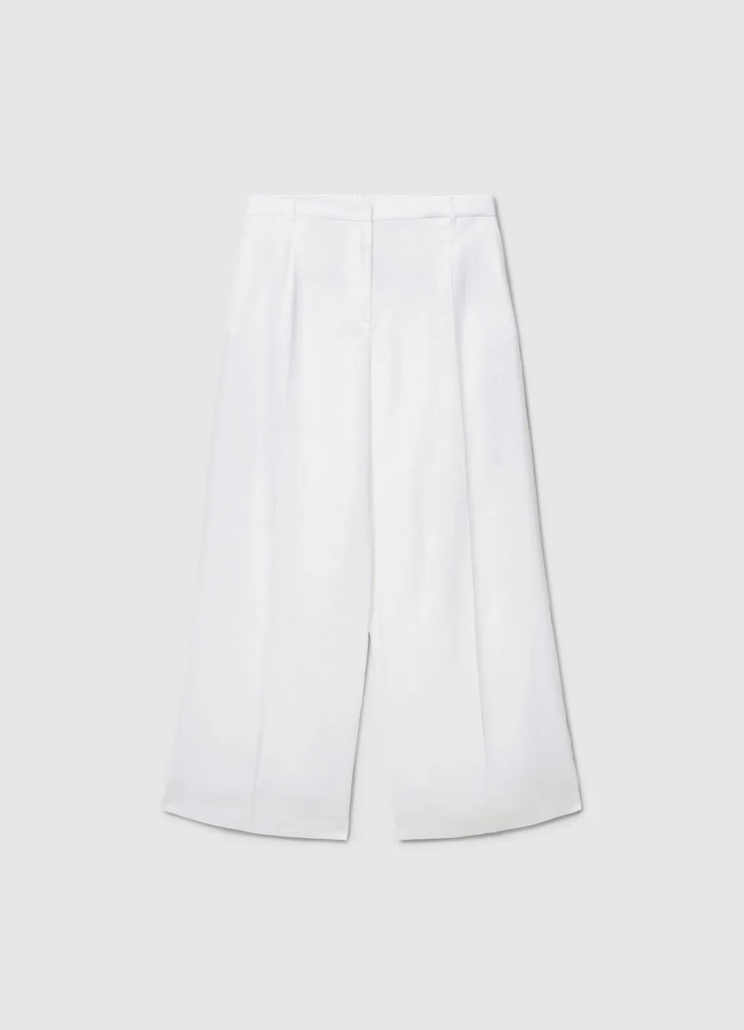 Calliope pantalon palazzo lin femme taille haute