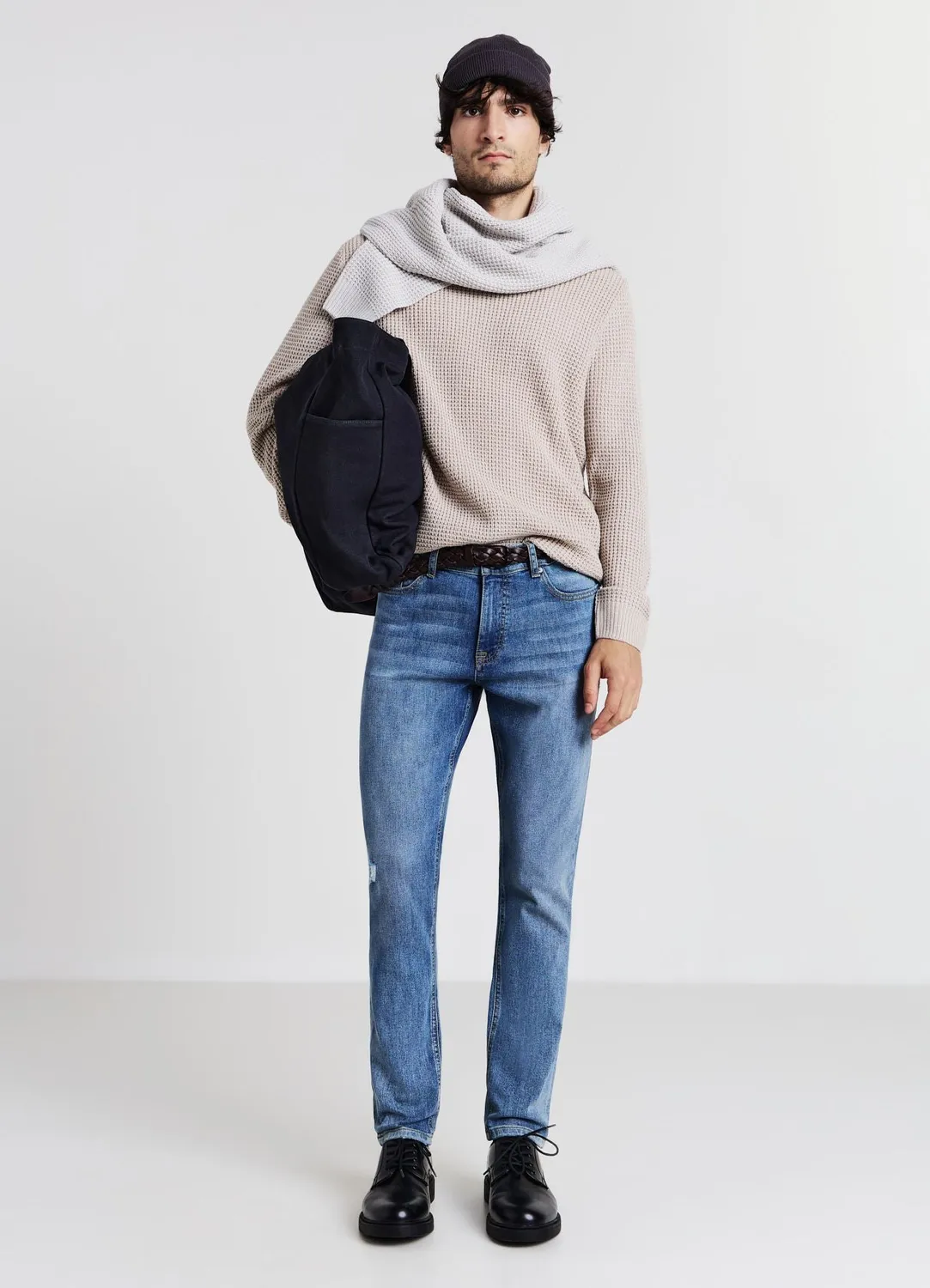 Calliope Jean skinny homme déchiré délavé