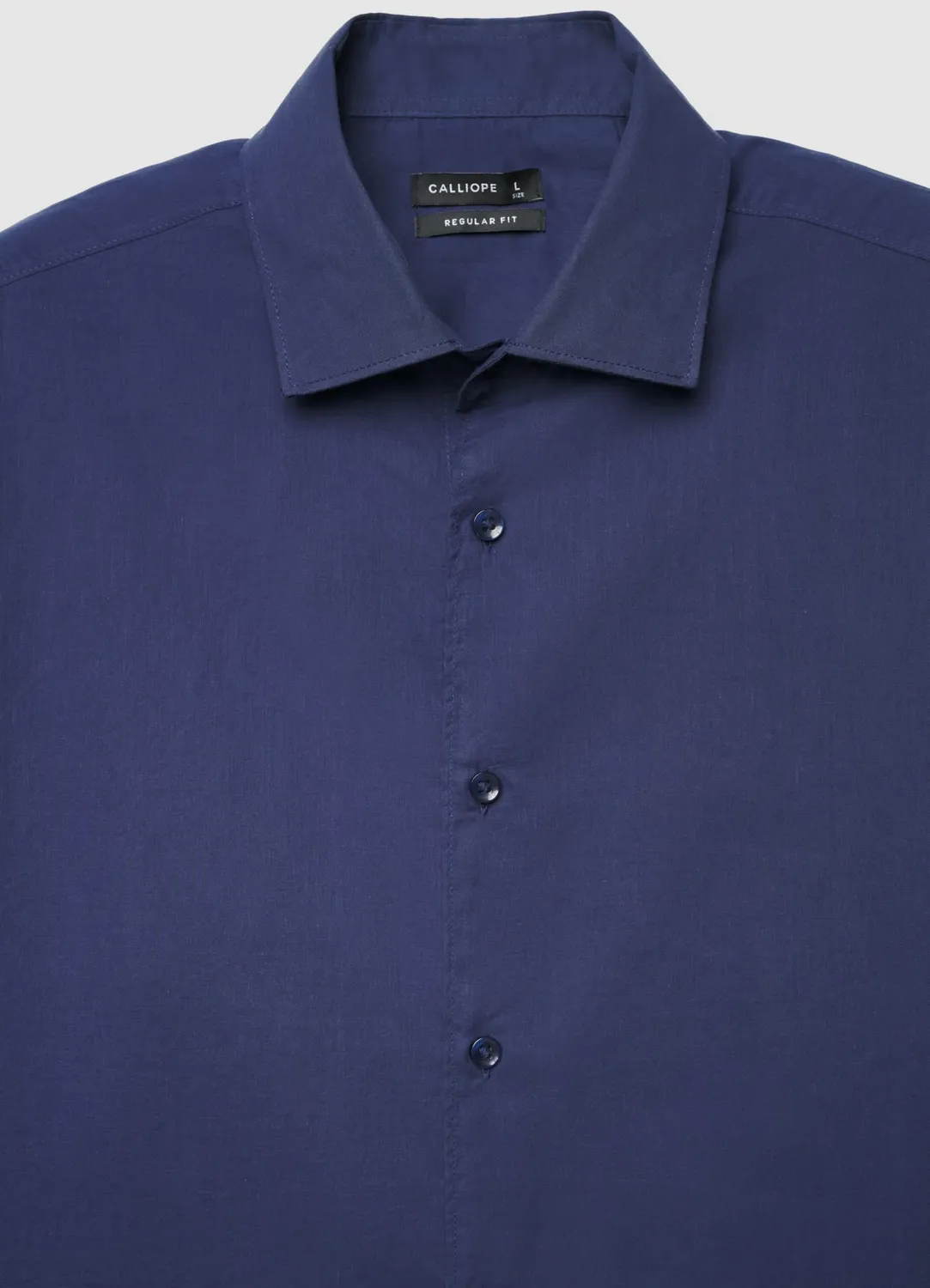 Calliope Chemise Homme Classique Unie Mousseline
