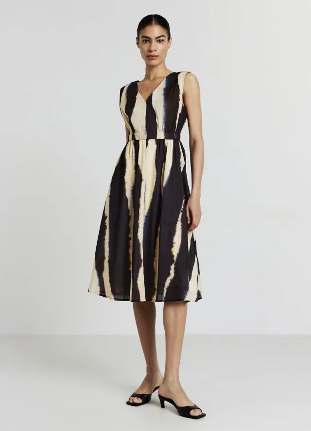 Calliope Robe longue femme tie dye bretelles