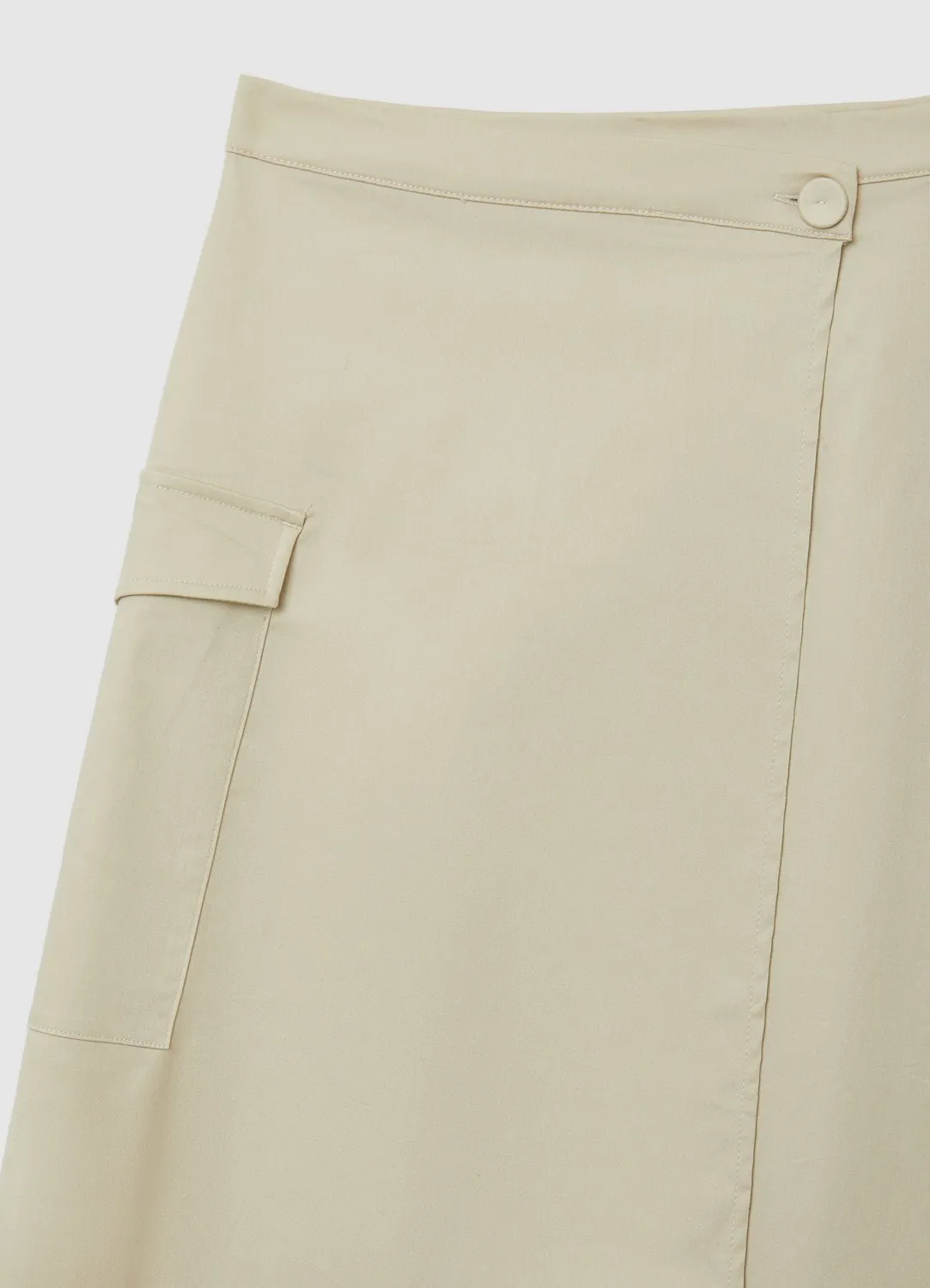 Calliope jupe midi cargo évasée femme