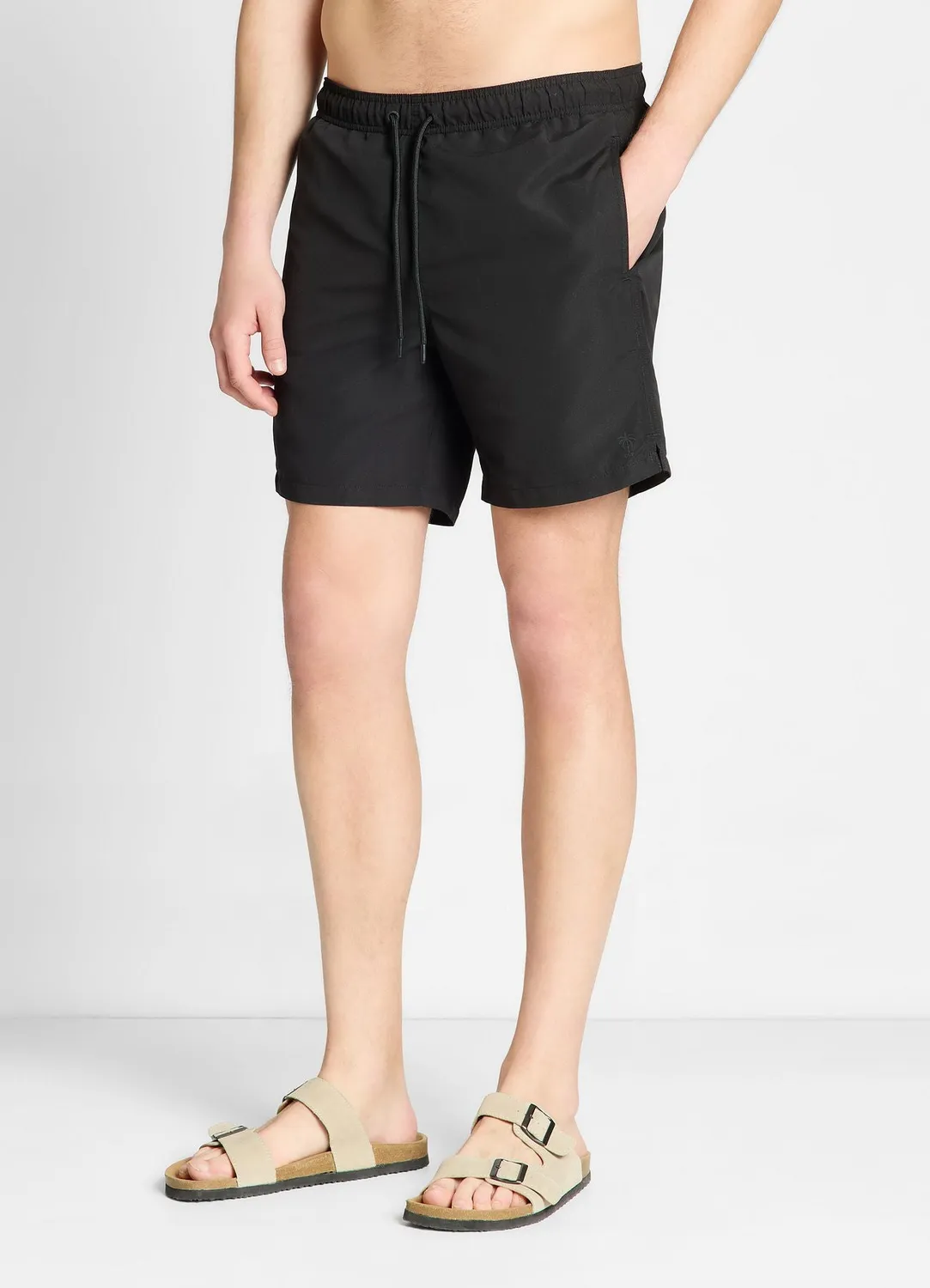 Calliope Short de bain homme uni à cordon