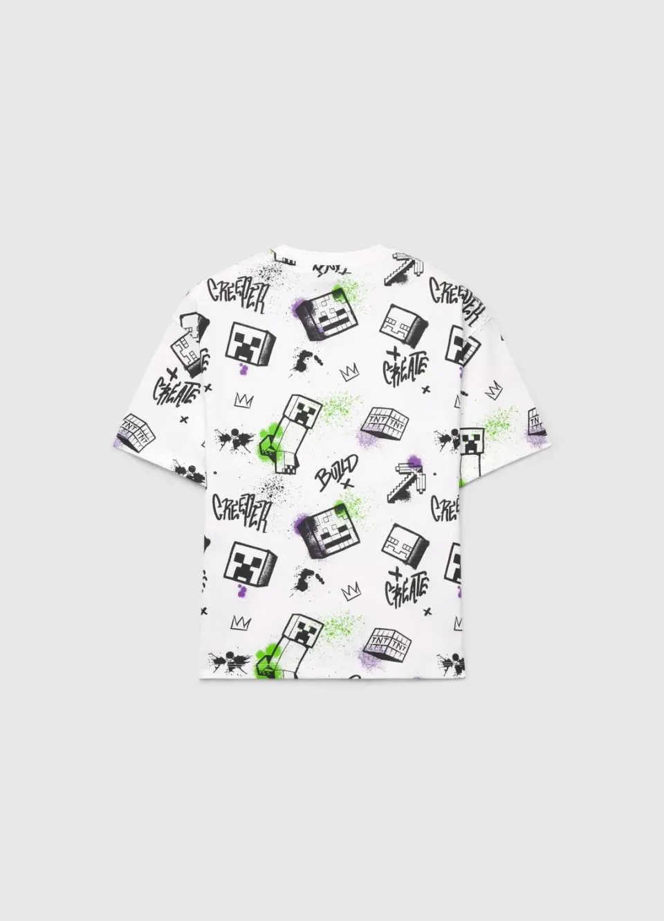 Calliope Minecraft t-shirt enfant imprimé graffiti