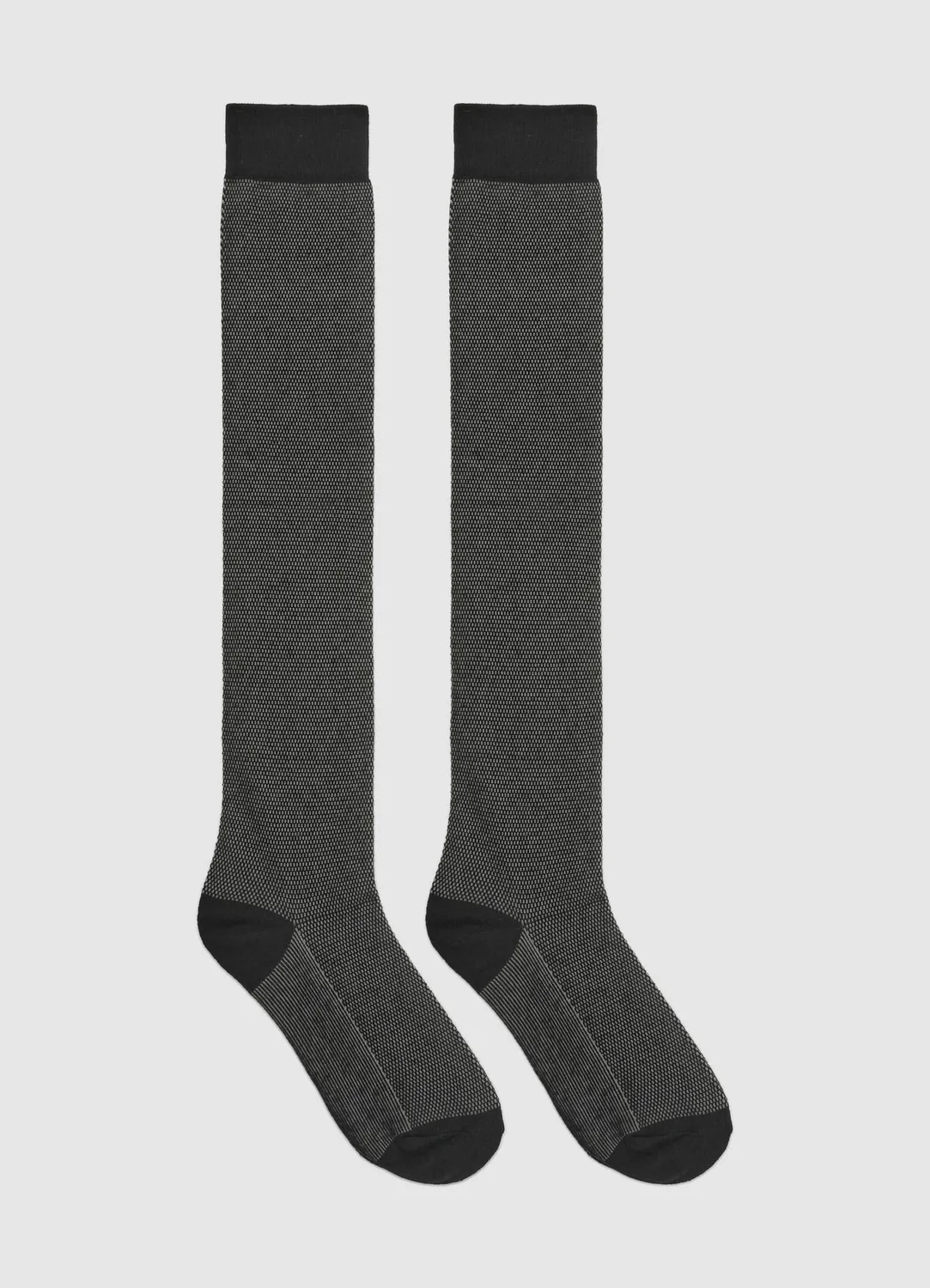Calliope chaussettes hautes homme unies micro-trame