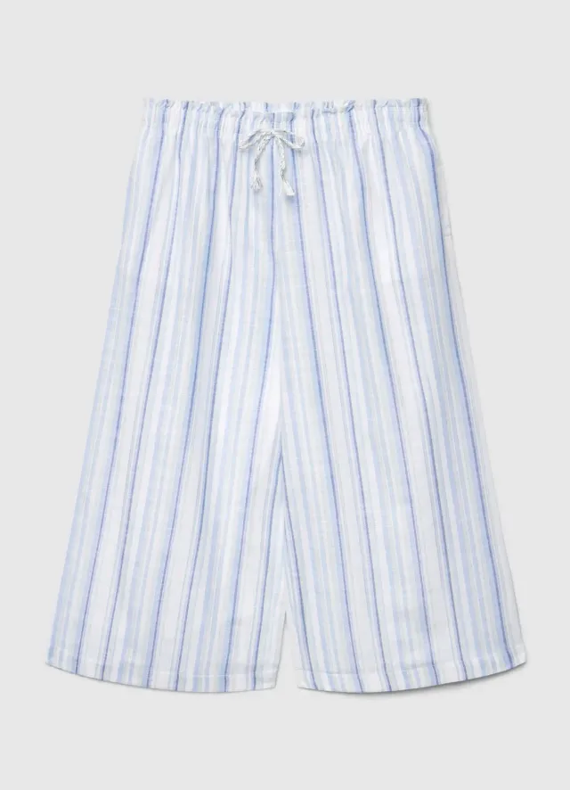 Calliope pantalon crop fille rayures 10-11 ans