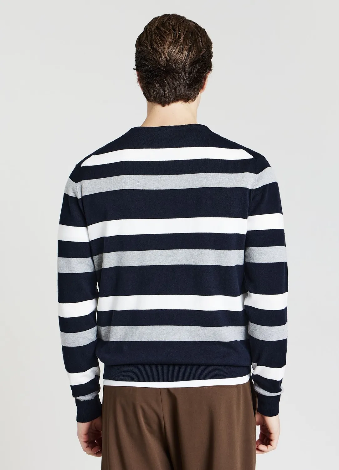 Calliope marinière homme rayée manches longues S coton