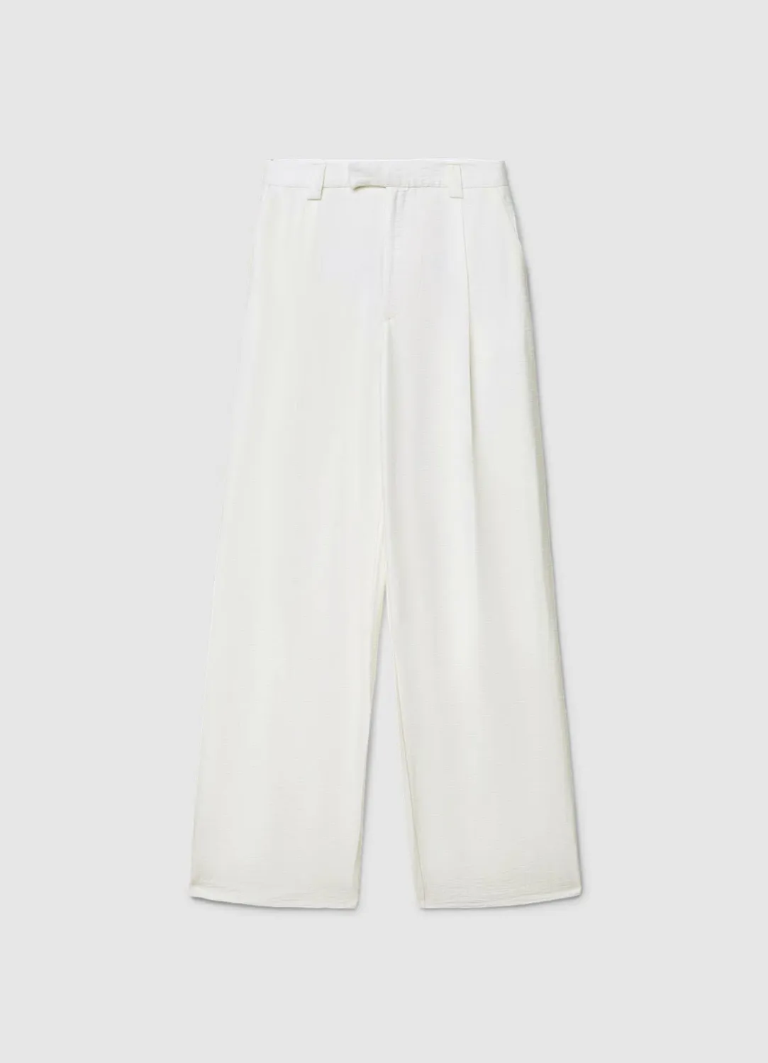 Calliope Pantalon palazzo plis pantalon femme taille haute