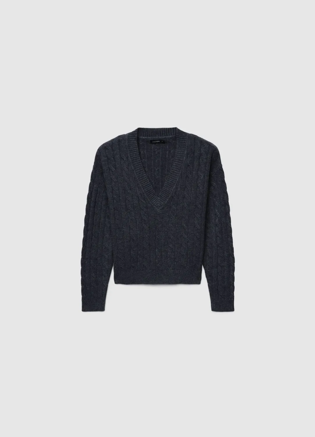 Calliope pull torsadé col V femme uni