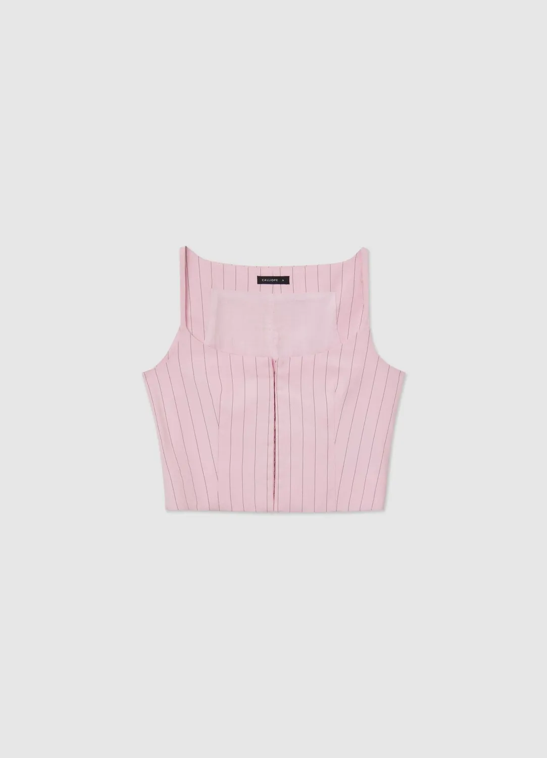 Calliope gilet rayé femme bretelles fines