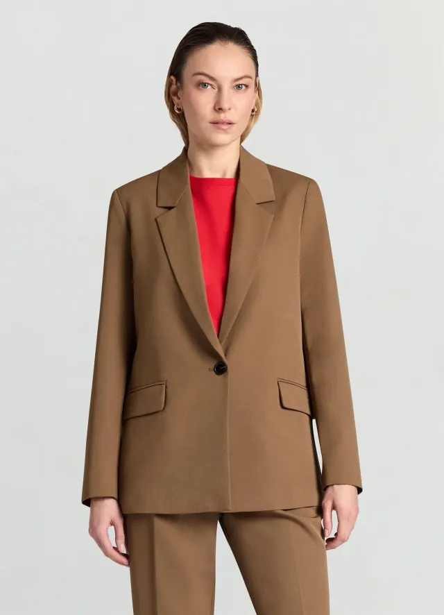 Calliope veste tailleur 1 bouton femme regular