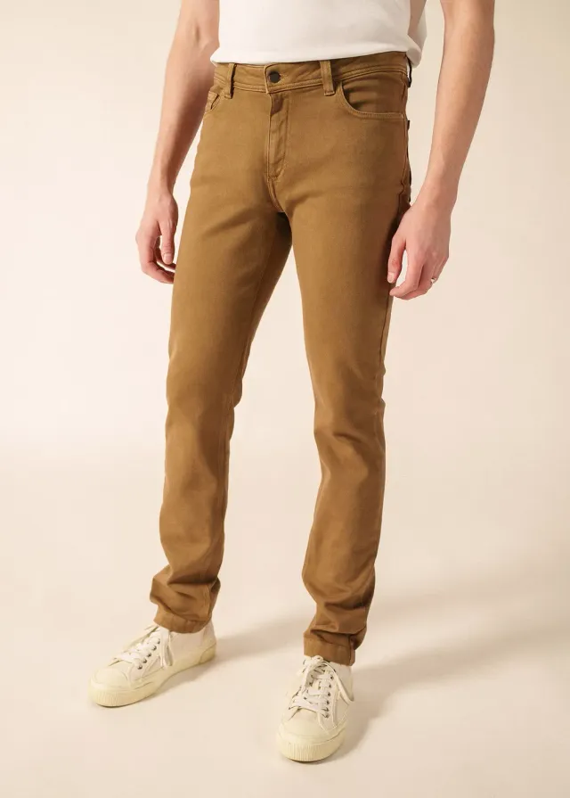 Saint James Jasper pantalon beige foncé jean stretch
