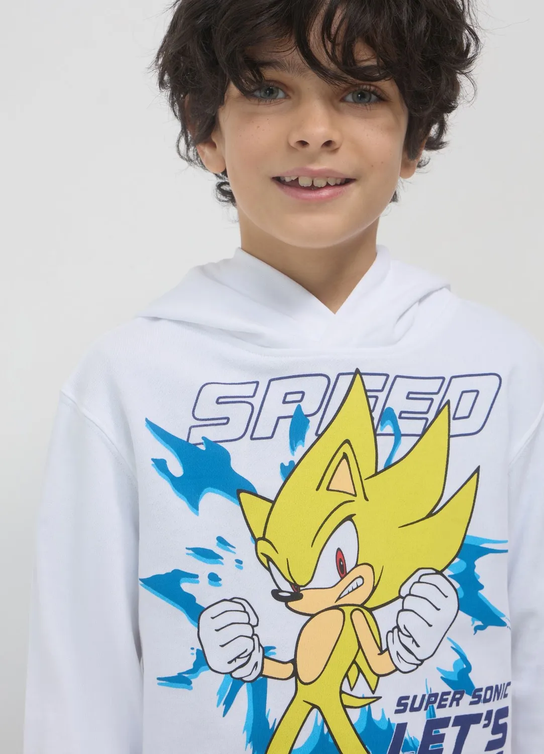Calliope Sweat capuche Sonic garçon coton regular