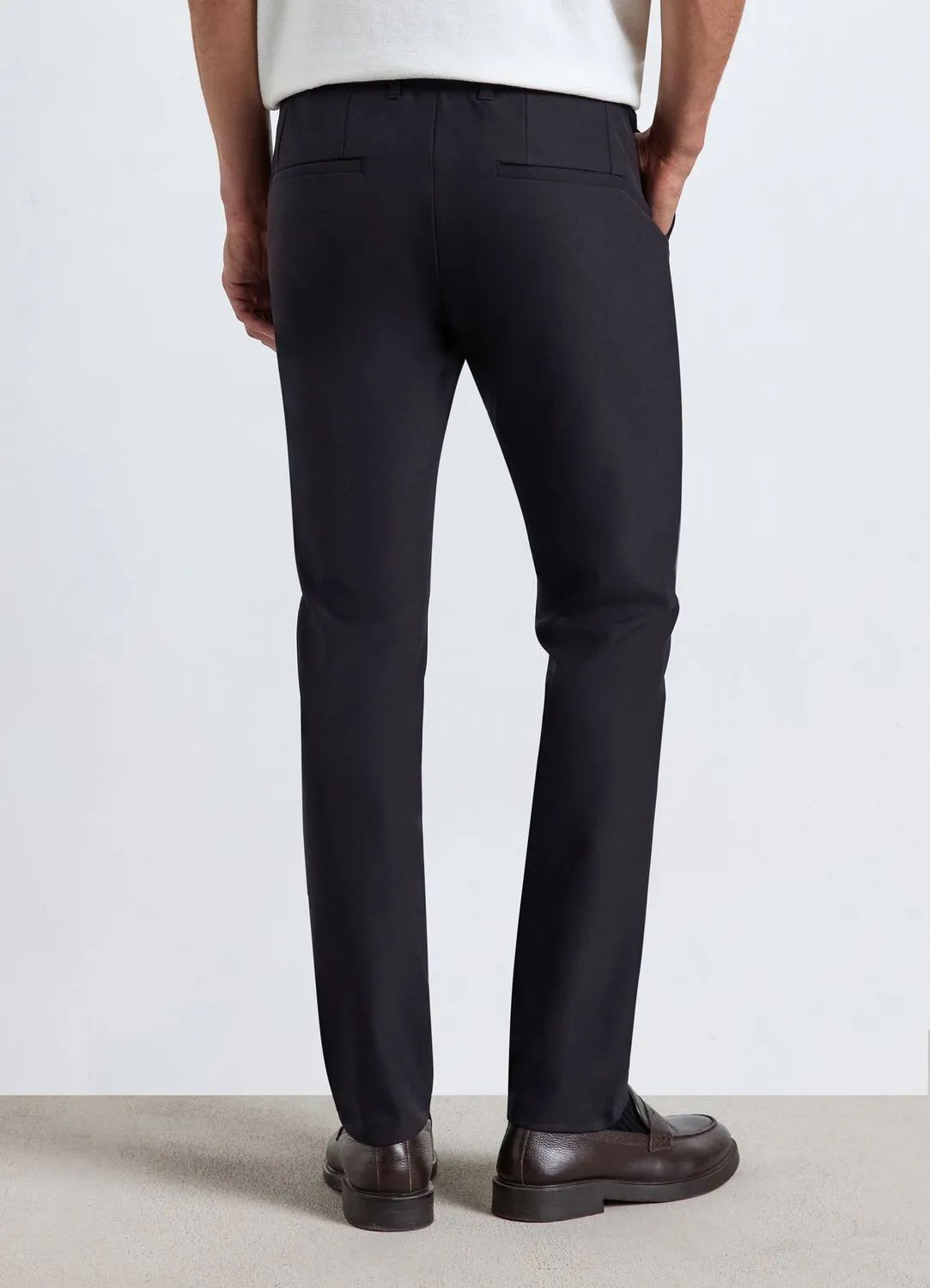 Calliope pantalon droit homme taille élastique
