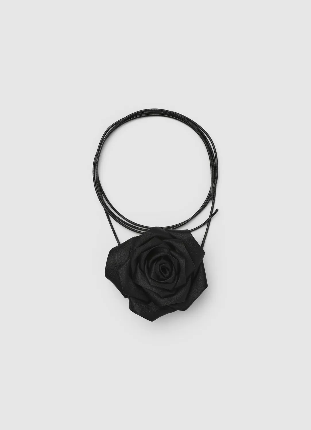 Calliope collier choker fleur femme cordon fin