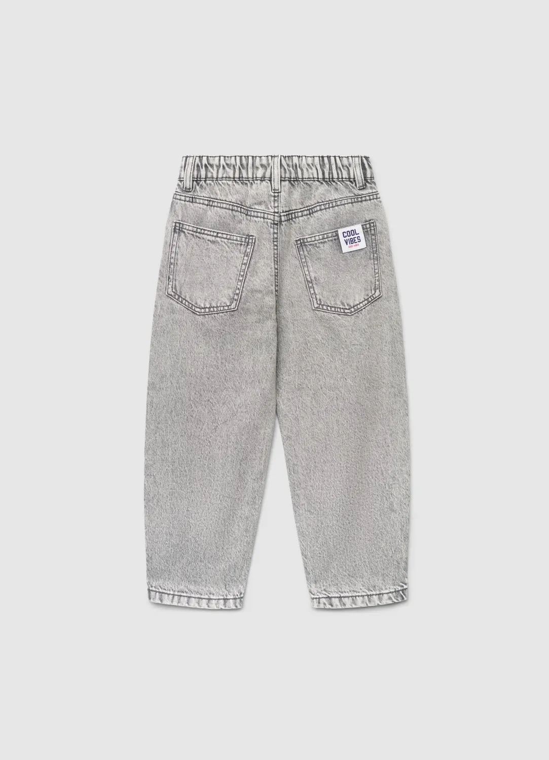 Calliope jean garçon relaxed taille élastique droit