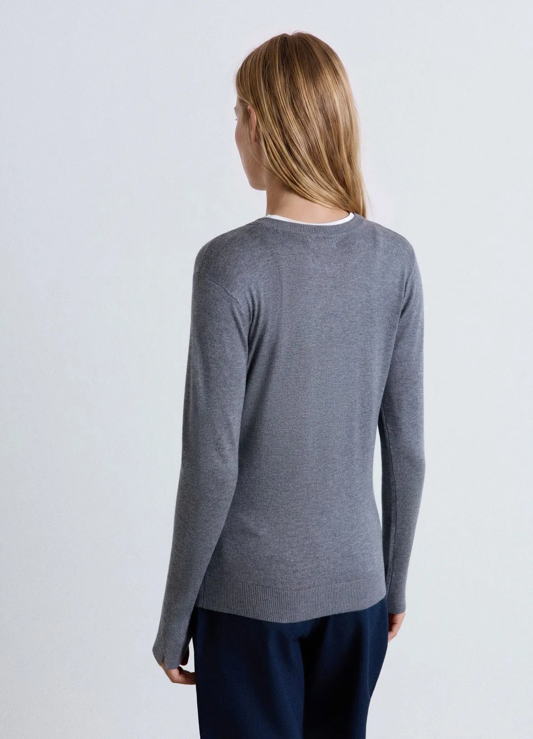 Calliope pull col rond uni femme taille S