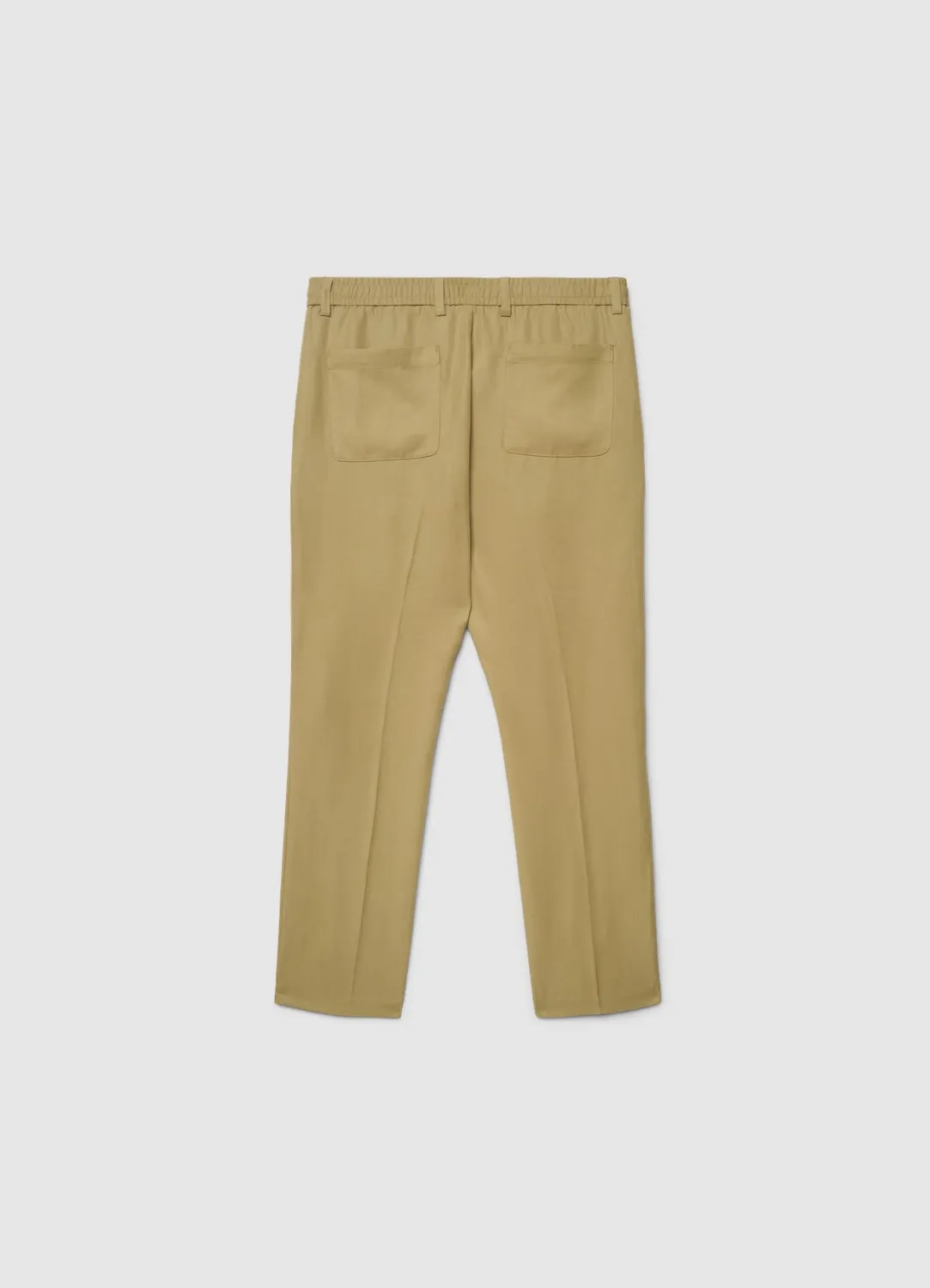 Calliope pantalon droit taille élastique uni homme