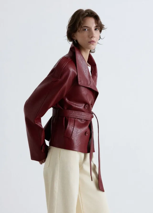 Calliope Trench court femme ceinture