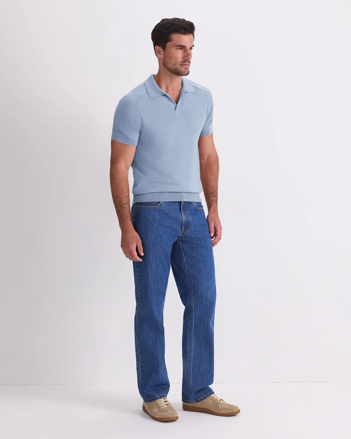 Sportscraft Brookes polo homme soie coton manches courtes