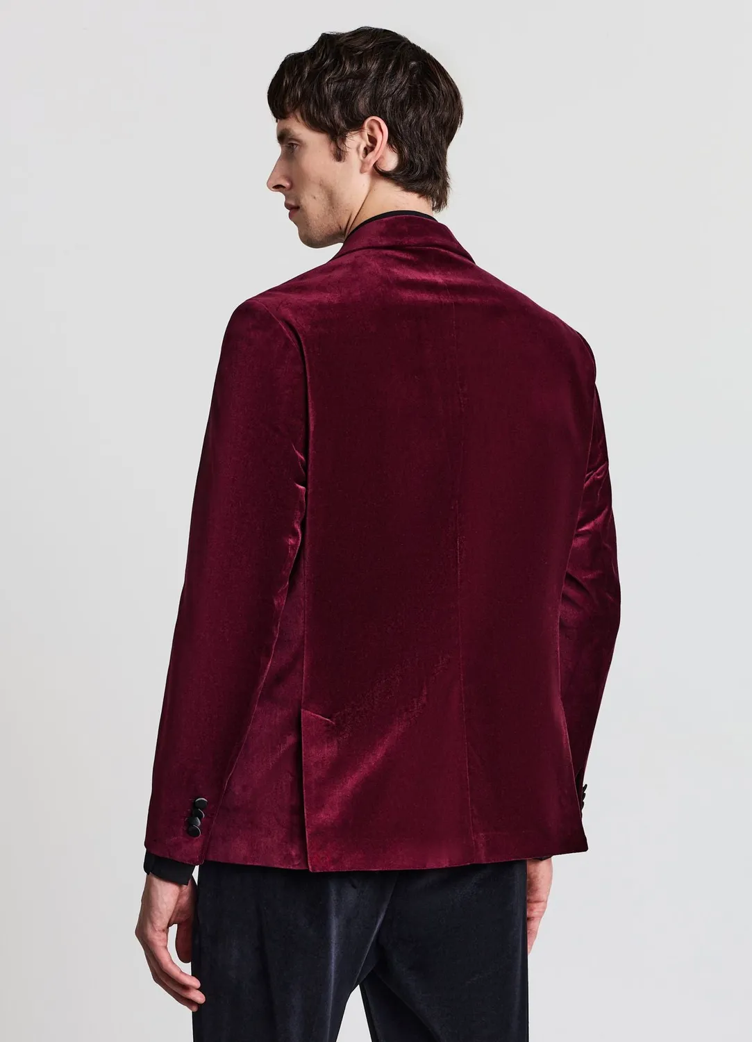 Calliope veste velours revers contraste homme