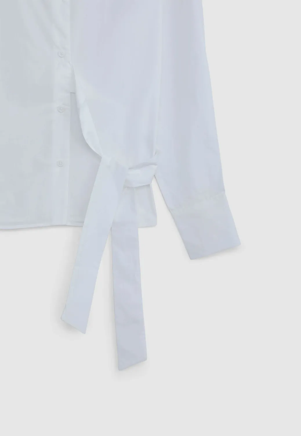 Calliope chemise coton nœud taille femme