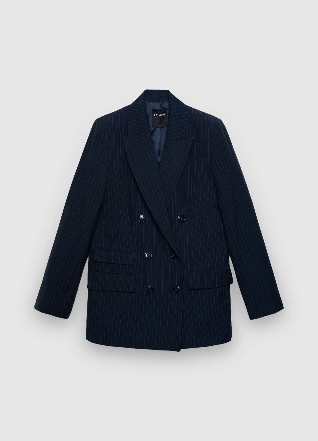 Calliope veste croisée rayée femme blazer bureau