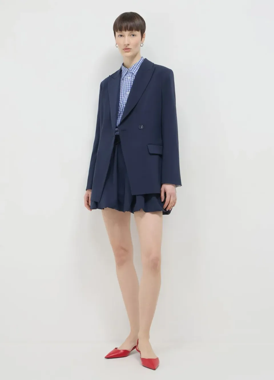 Calliope Veste double boutonnage femme un bouton regular
