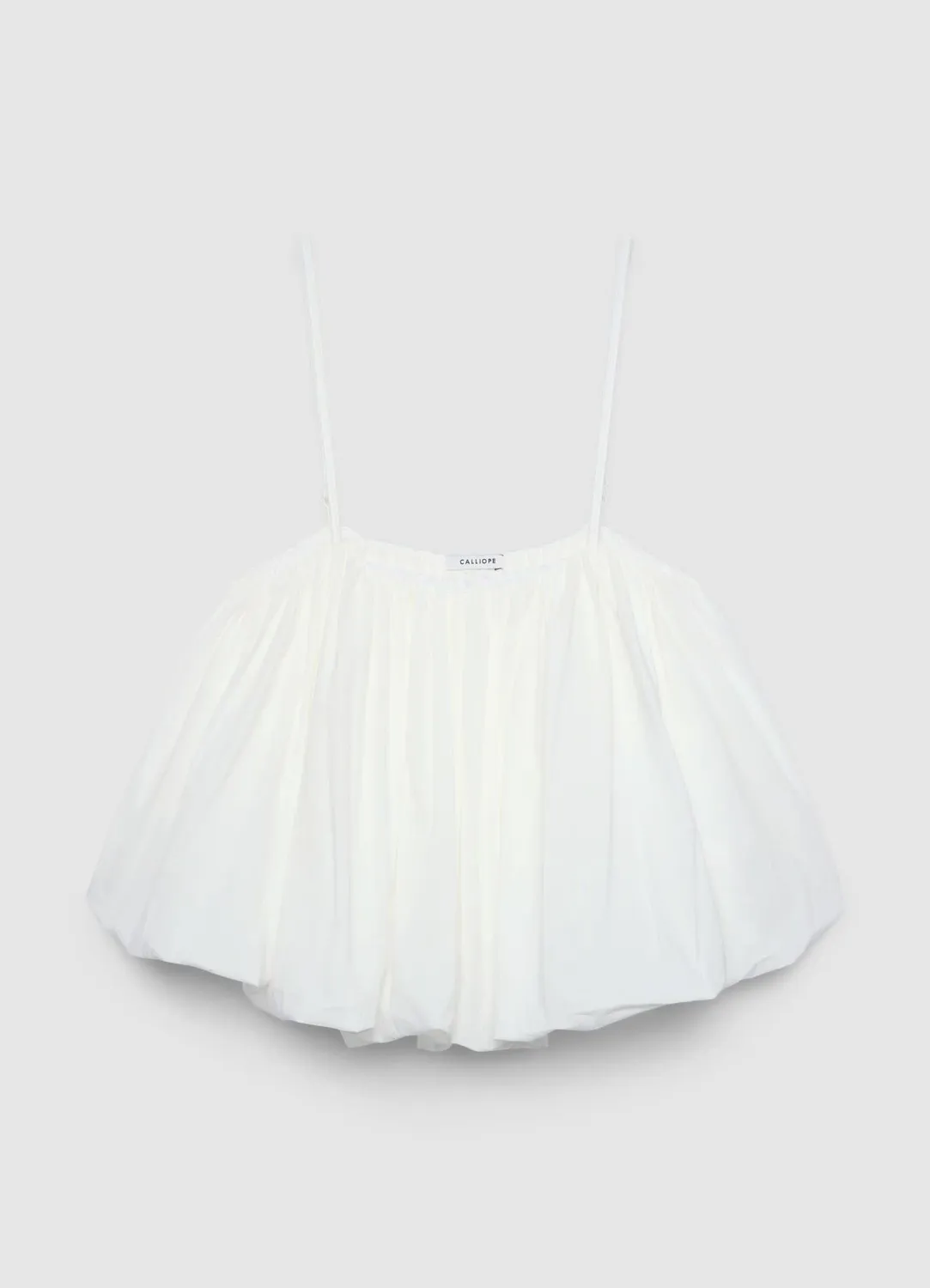 Calliope top ballon femme bretelles fines