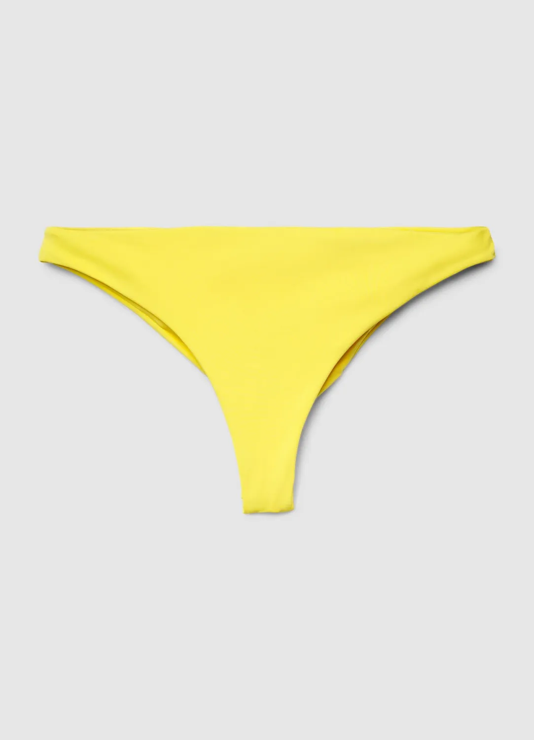 Calliope slip bikini brésilien froncé uni