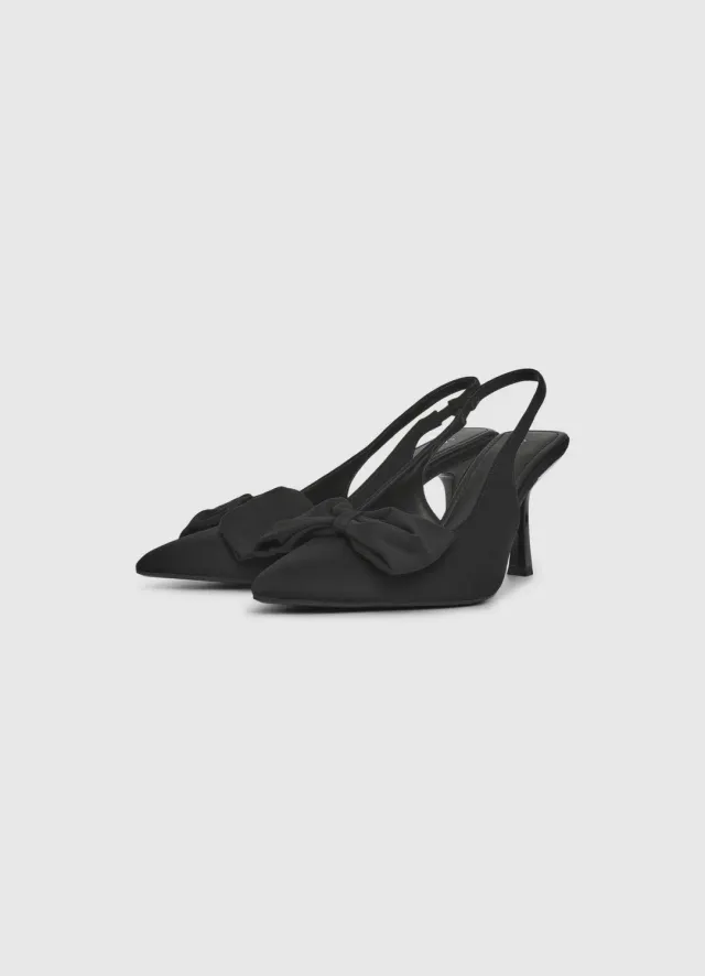 Calliope escarpins slingback nœud femme talon 9cm