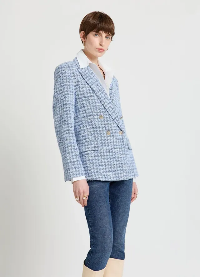 Calliope veste tweed femme double boutonnage