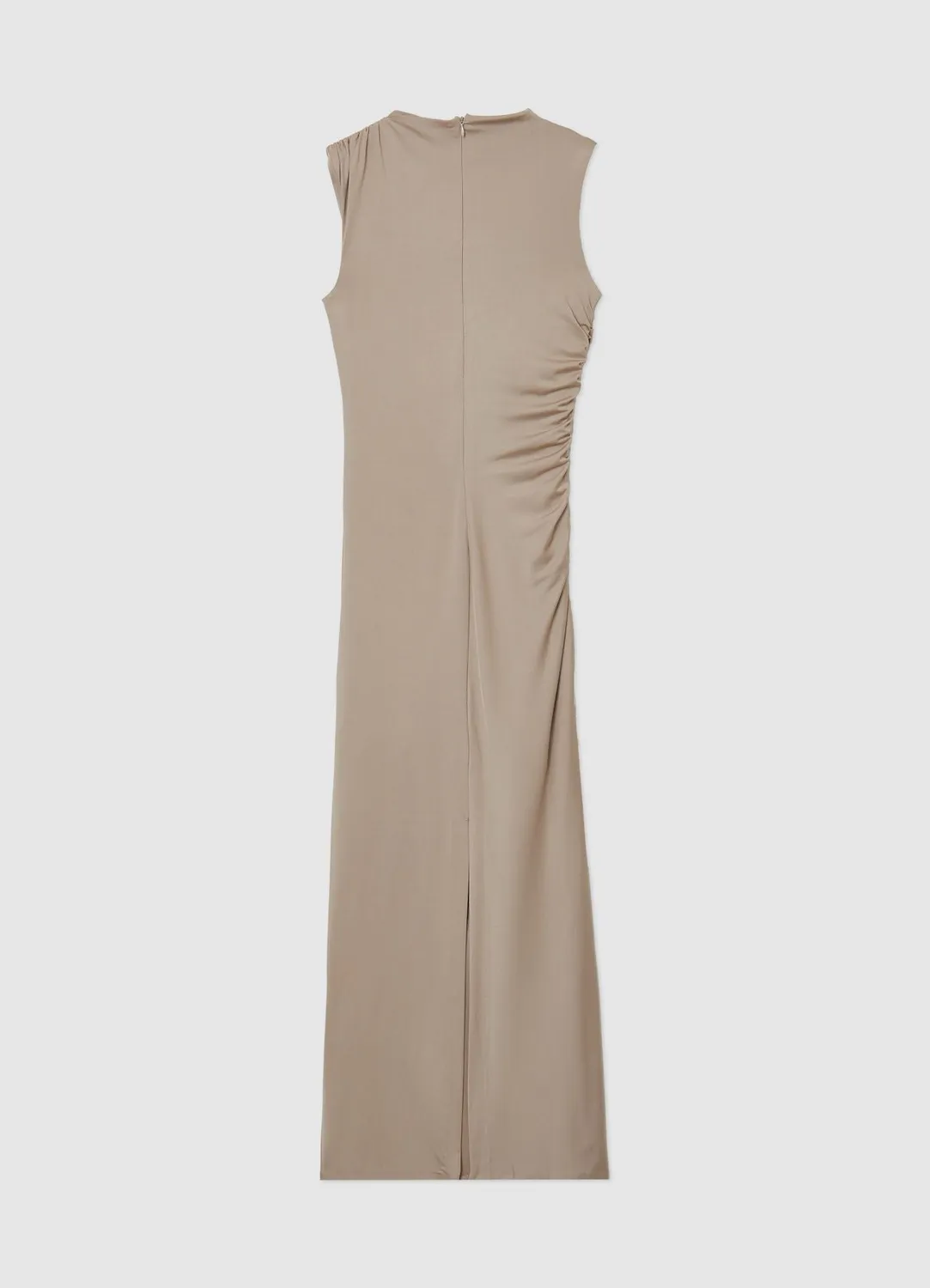 Calliope Atelier robe longue fente ruché