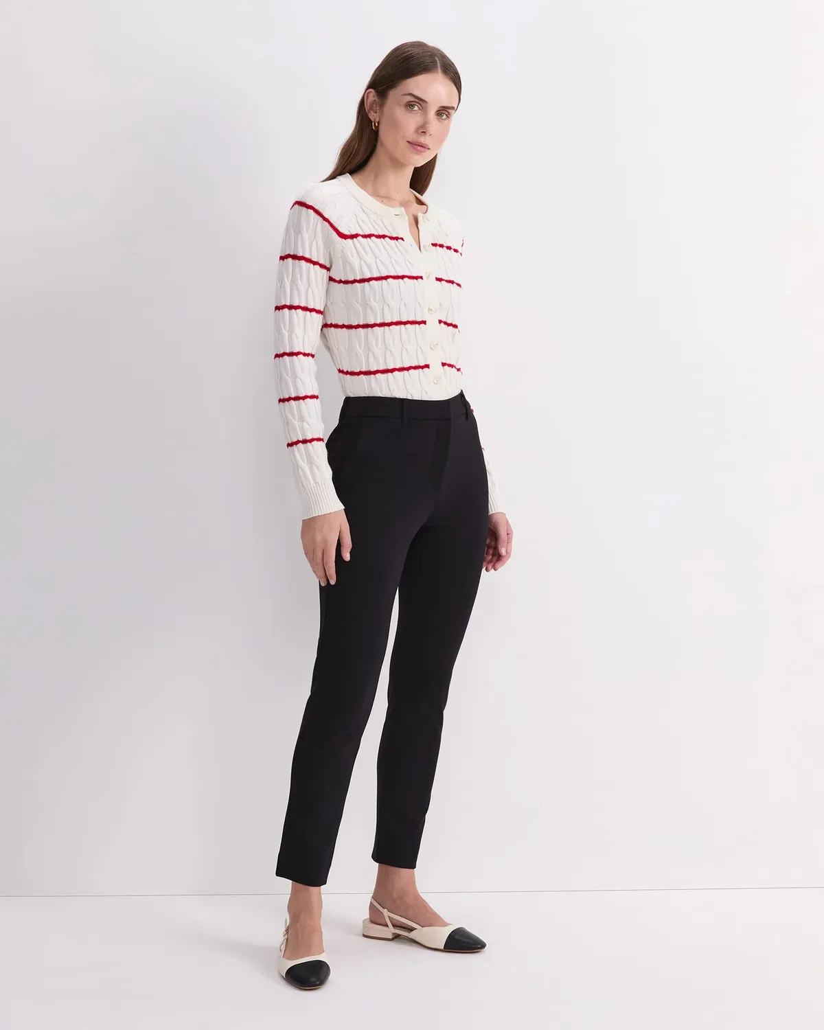 Sportscraft Yvette pantalon droit classique coton stretch
