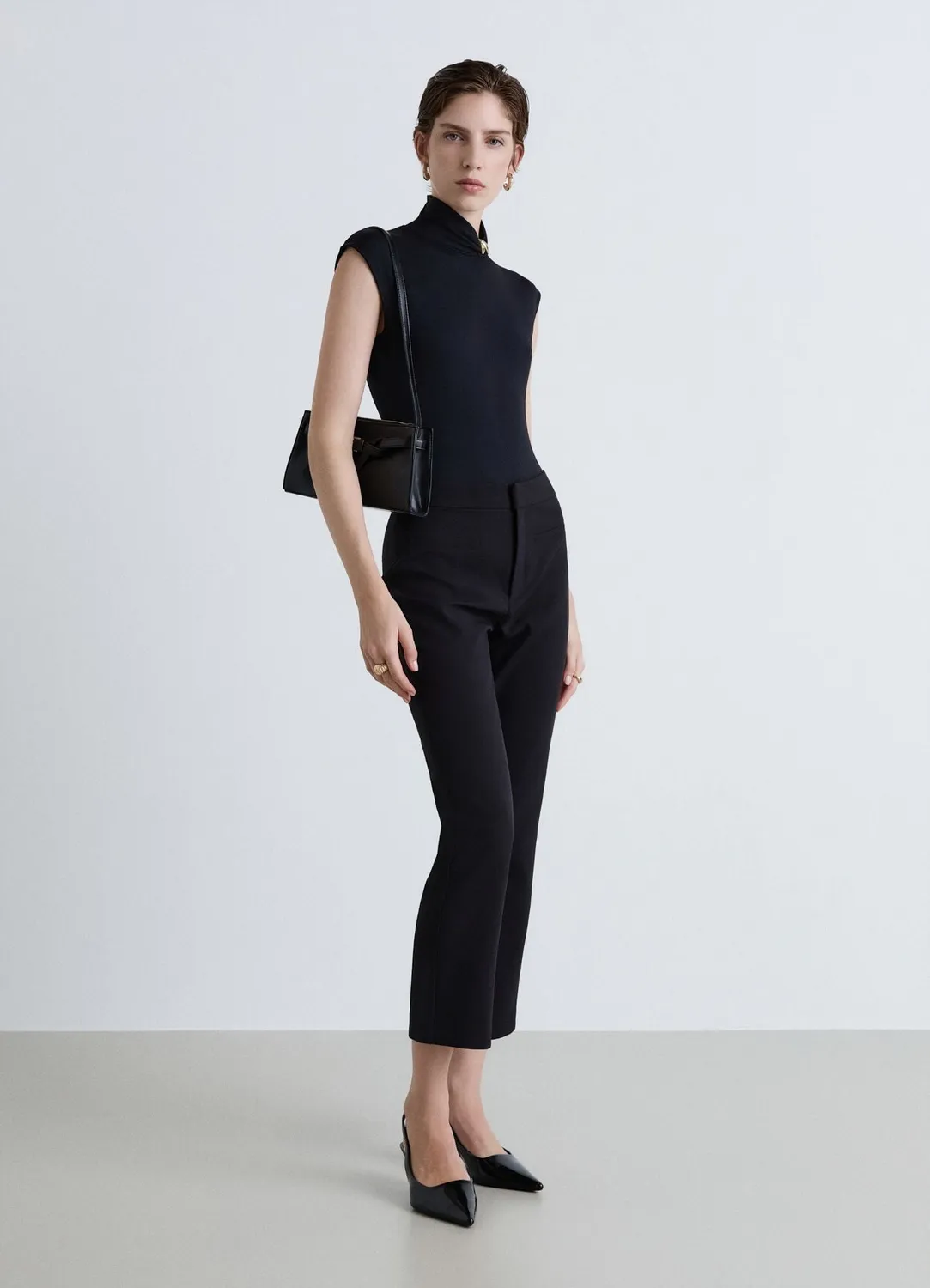 Calliope body sans manches col haut femme anneau