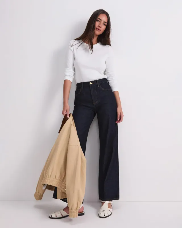 Sportscraft Heidi Crew Neck tee manches longues côtelé