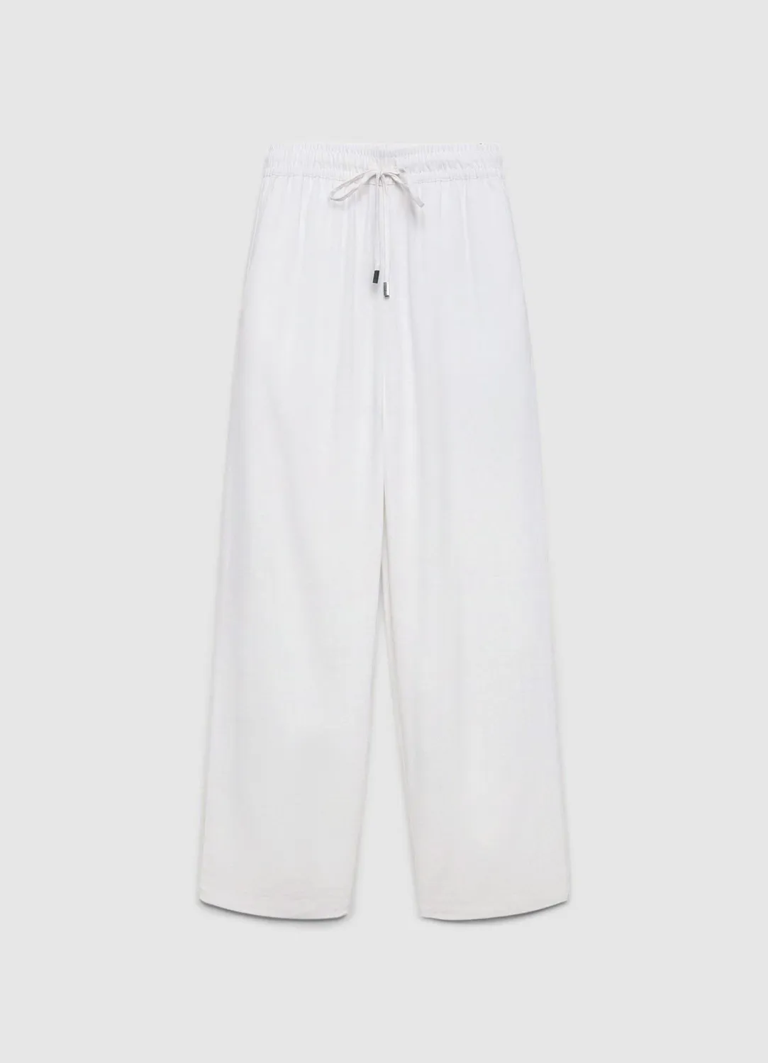 Calliope Pantalon jogger lin femme taille haute