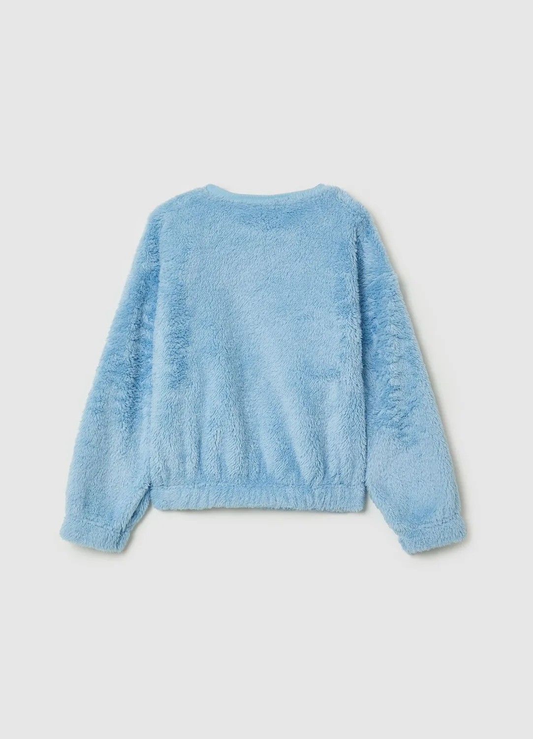 Calliope sweat fille sherpa broderie Stitch