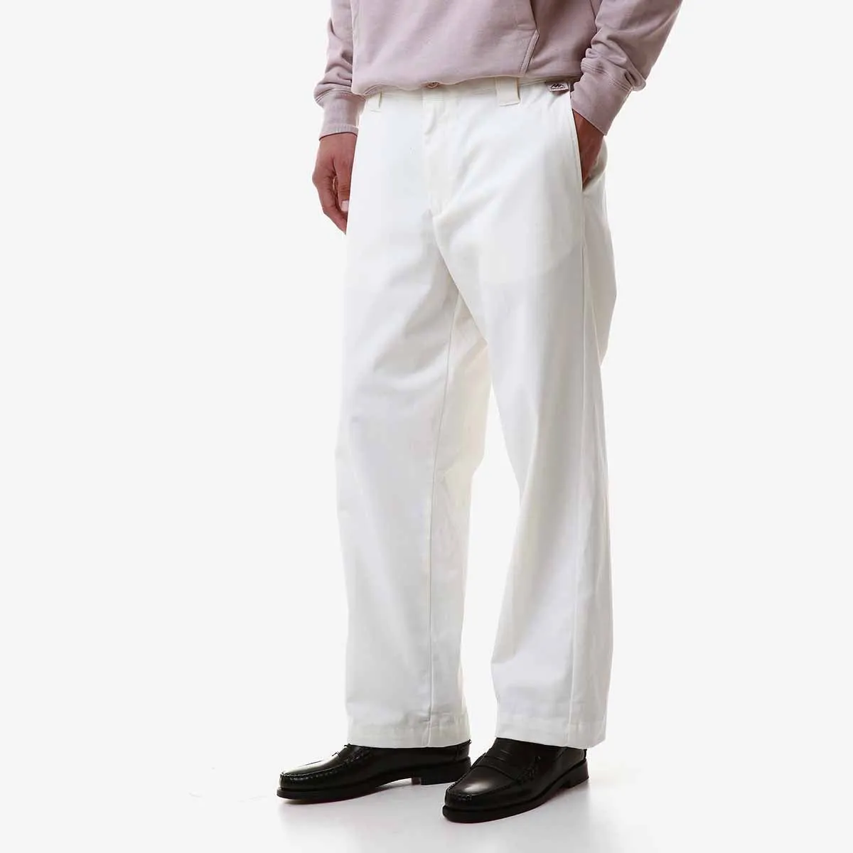 Kappa Mebsuta chino blanc homme coton gabardine