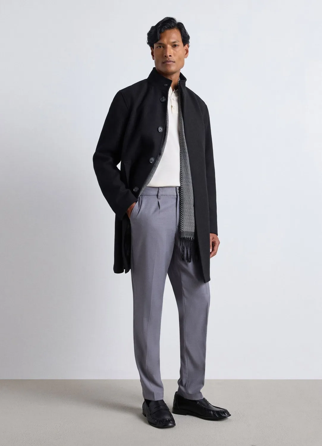 Calliope pantalon long homme taille elastiquee 48 plis