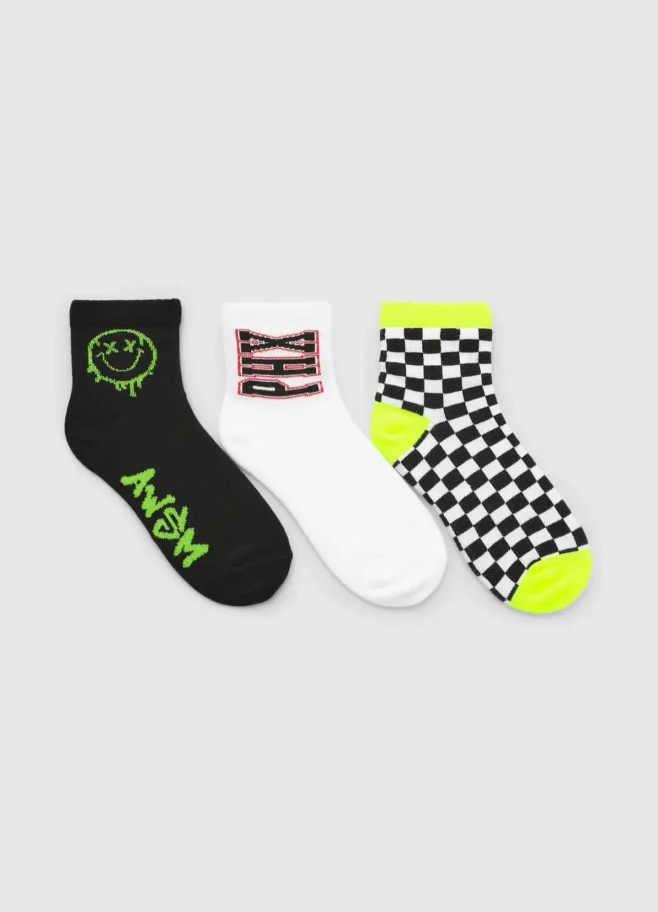 Calliope chaussettes enfant lot 3 cheville urban