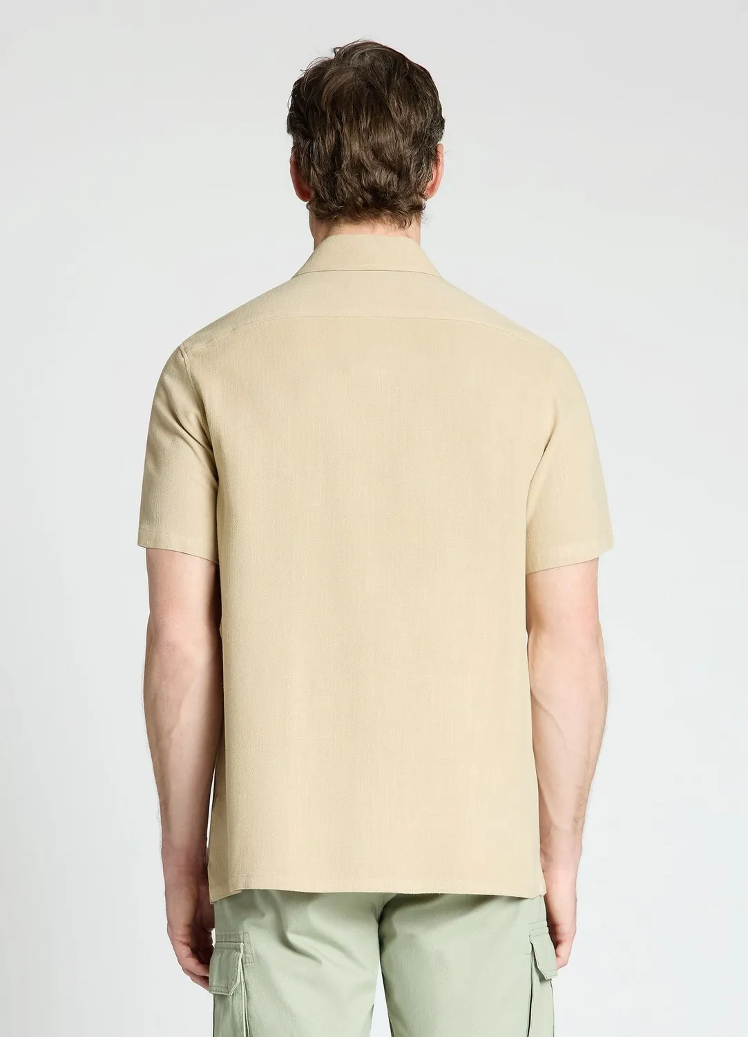 Calliope Chemise classique homme lin manches courtes