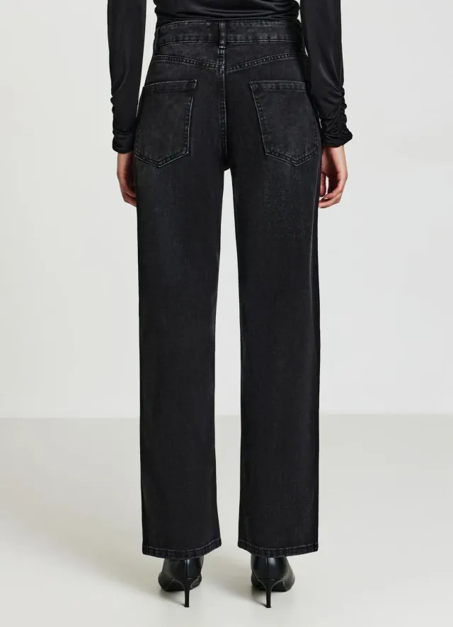 Calliope jean straight femme eyelets 5 poches