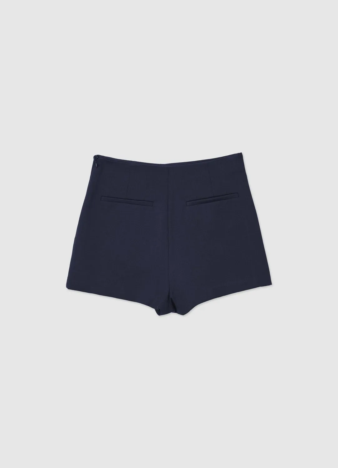 Calliope jupe-short fente latérale femme unie